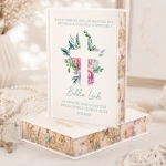 BIBLIA prezent na Chrzest z imieniem dziecka Fuksjowy Jaskier