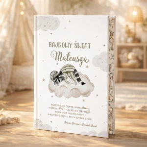 KSIĄŻKA z bajkami dla dziecka z dedykacją na okładce