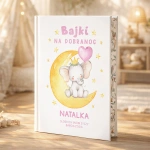 KSIĄŻKA BAJKI prezent dla dziewczynki Słonik Z IMIENIEM 215 str.