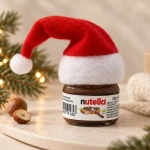 Świąteczna NUTELLA Mini z Czapką Mikołaja Drobny Upominek Mikołajki Święta