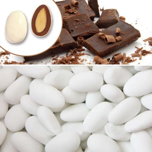MIGDAŁY ekskluzywne lukier+czekolada LATTE 1kg=180szt