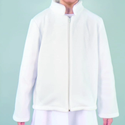 POLAR KOMUNIJNY DLA CHŁOPCA BIAŁY Z DŁUGIM RĘKAWEM