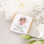 CZEKOLADKI komunijne ZE ZDJĘCIEM Zielona Gałązka 10szt