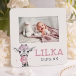 RAMKA na zdjęcie Prezent dla dziewczynki Żyrafa