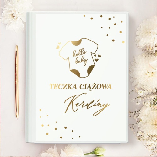 Teczka na dokumentację ciążową. Idealne miejsce na przechowanie najważniejszych informacji.