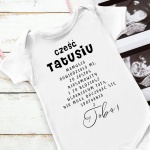 BODY niemowlęce Cześć Tatusiu Zawiadomienie dla Przyszłego Taty