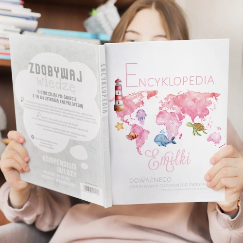 ENCYKLOPEDIA dla dzieci z imieniem na okładce Wyjątkowy prezent