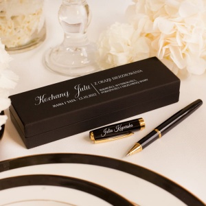ZESTAW długopisów w eleganckim etui Pamiątka Bierzmowania