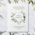 Komunijna biblia z personalizowaną okładką i grafiką lilii. Prezent komunijny dla dziecka.
