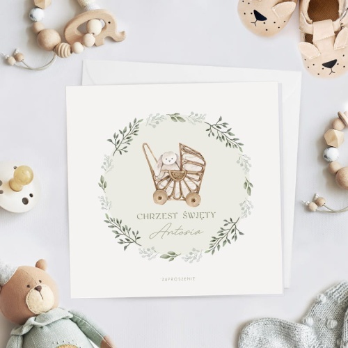 Zaproszenie personalizowane na Chrzciny dziecka. Wyjątkowy sposób, aby zaprosić gości na przyjęcie.