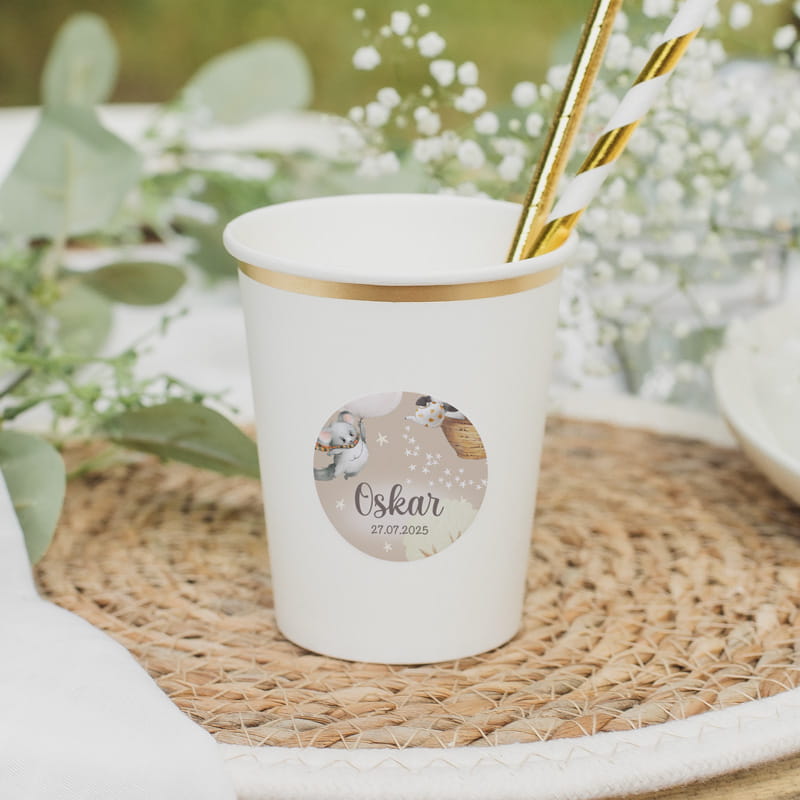 Kubeczki papierowe na przyjęcie urodzinowe dziecka