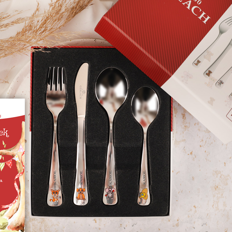 SZTUĆCE Dla Dzieci Gerlach Z Grawerem Na Roczek