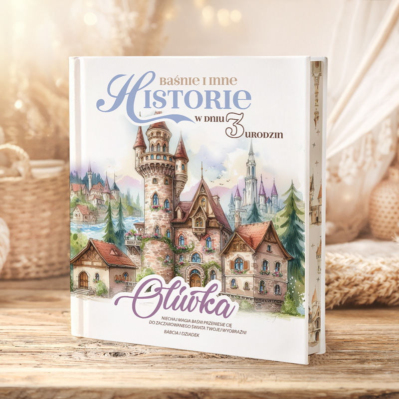 BAŚNIE Książka Personalizowana Prezent Urodzinowy dla Dziecka